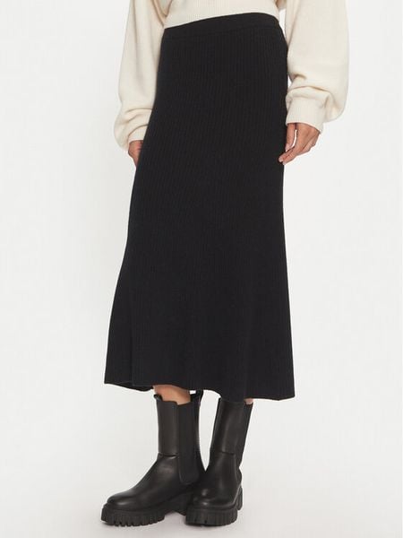 Calvin Klein Spódnica midi K20K207688 Czarny Regular Fit. Czarne spódnice damskie Calvin Klein, l, bez wzorów, z wełny, midi. Za 439.99 zł.