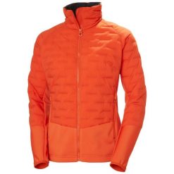 Damska kurtka puchowa Helly Hansen Hybrid Stretch Insulator. Brązowe kurtki sportowe damskie Helly Hansen, bez wzorów, z puchu, bez kaptura, żeglarskie. Za 738.50 zł.