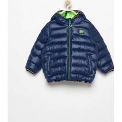 Pikowana kurtka z kapturem - Granatowy. Niebieskie kurtki damskie Reserved, l, bez wzorów, z kapturem. Za 279.99 zł.