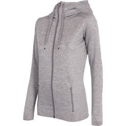 Bluza treningowa damska BLDF001 - chłodny jasny szary melanż. Bluzy damskie marki 4f. W wyprzedaży za 129.99 zł.