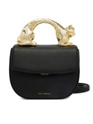 KARL LAGERFELD Torebka B2W30076 Czarny. Czarne torebki do ręki damskie KARL LAGERFELD, bez wzorów, ze skóry, bez dodatków. Za 1,299.00 zł.