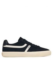 BOSS Tenisówki Aiden 50568469 Granatowy. Niebieskie trampki męskie Boss, bez wzorów, ze skóry, bez zapięcia. Za 629.99 zł.