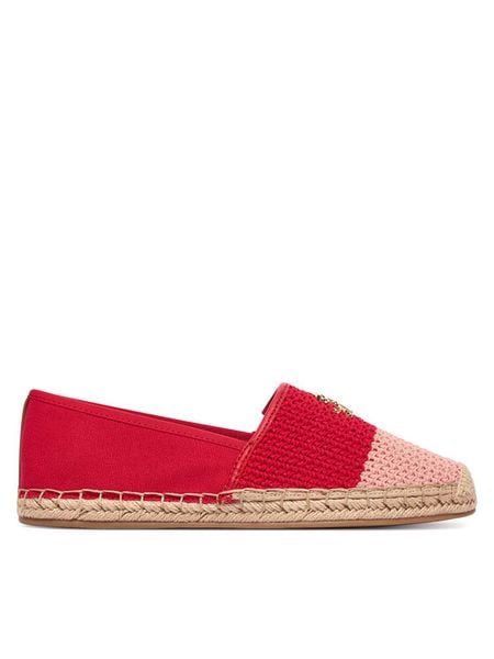 Tommy Hilfiger Espadryle Script Crochet Espadrille FW0FW09502 Czerwony. Czerwone espadryle damskie Tommy Hilfiger, bez wzorów, z materiału, bez obcasa, bez zapięcia. Za 369.99 zł.
