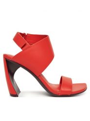 United Nude Sandały Zuma Sandal Hi 1092887216 Pomarańczowy. Brązowe sandały damskie United Nude, bez wzorów, ze skóry, bez obcasa, na słupku, bez zapięcia. Za 759.99 zł.