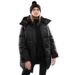 Damski puchowy płaszcz oversize Lifestyle Siroko Naryan. Czarne płaszcze damskie SIROKO, m, bez wzorów, z puchu, bez kaptura. W wyprzedaży za 379.00 zł.