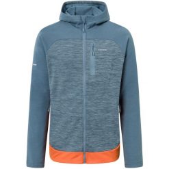 Bluza turystyczna męska Viking Delmore. Brązowe bluzy męskie Viking, m, bez wzorów, bez kaptura. Za 215.00 zł.