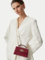 Furla Torebka 1927 Mini WE00423 ARE000 CN CGQ00 Bordowy. Czerwone torebki do ręki damskie Furla, bez wzorów, ze skóry, wizytowe, bez dodatków. Za 1,104.00 zł.