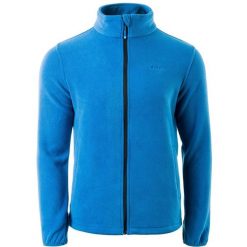 Polar męski Hi-Tec Henis - niebieski, Rozmiar M. Niebieskie bluzy męskie Hi-tec, m, bez wzorów, z materiału, bez kaptura. Za 104.99 zł.