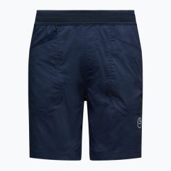 Spodenki trekkingowe męskie La Sportiva Roots. Niebieskie krótkie spodenki sportowe męskie La Sportiva, m, bez wzorów, trekkingowe. Za 259.99 zł.