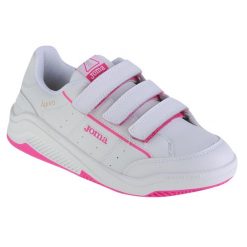 Buty sportowe Sneakersy dziewczęce, WAGOW2310V Joma W.Agora Jr 2310. Białe buty sportowe dziewczęce Joma, bez wzorów, bez zapięcia, trekkingowe. Za 89.99 zł.