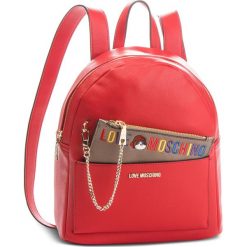 Plecak LOVE MOSCHINO - JC4277PP06KK0500 Rosso. Czerwone plecaki damskie Love Moschino, ze skóry ekologicznej. Za 959.00 zł.
