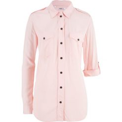 Bluzka koszulowa bonprix perłowy jasnoróżowy. Bluzki damskie marki bonprix. Za 49.99 zł.