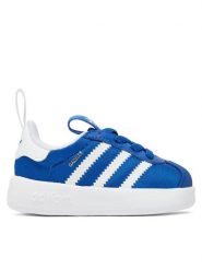 Adidas Sneakersy adiform Gazelle 360 IH3508 Niebieski. Niebieskie buty sportowe dziewczęce Adidas, bez wzorów, z materiału, bez zapięcia. Za 159.99 zł.