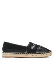 KARL LAGERFELD Espadryle KL80123 Czarny. Czarne espadryle damskie KARL LAGERFELD, bez wzorów, z materiału, bez obcasa, bez zapięcia. Za 429.99 zł.