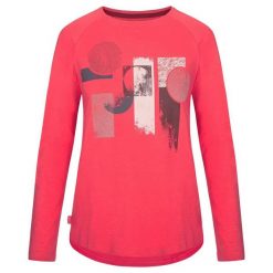 Damska koszulka Loap Abenka w kolorze różowym. Czarne koszulki sportowe damskie LOOP, uniwersalny, bez wzorów, z bawełny, sportowe, bez kołnierzyka. Za 147.99 zł.