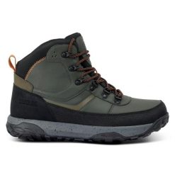 Buty trekkingowe Regatta Renford. Zielone eleganckie półbuty Regatta, z materiału, eleganckie, z otwartym noskiem, bez zapięcia. Za 304.50 zł.