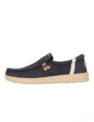 Buty HEY DUDE MIKKA JUTE Czarny. Czarne trekkingi męskie PRO BRANDS, trekkingowe. Za 280.99 zł.