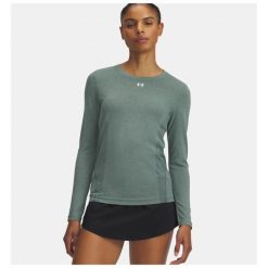 Damska Koszulka Z Długim Rękawem Longsleeve Under Armour. Koszulki sportowe damskie Under Armour, bez wzorów, sportowe, bez kołnierzyka. Za 249.99 zł.