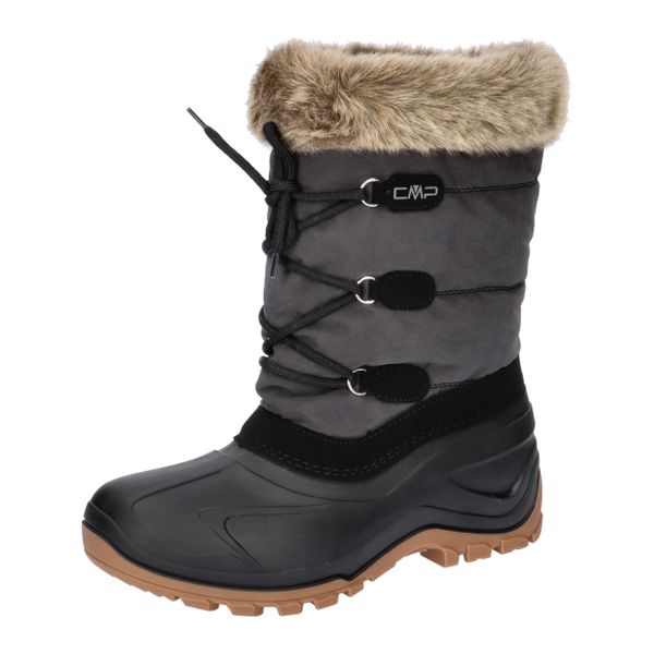 Buty zimowe damskie, Nietos Low. Brązowe obuwie sportowe damskie CMP, bez wzorów, z materiału, trekkingowe. Za 329.99 zł.