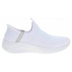 Buty do chodzenia damskie Skechers Ultra Flex 3.0. Białe obuwie sportowe damskie Skechers, bez wzorów, z materiału, trekkingowe, Skechers Sport. W wyprzedaży za 368.80 zł.