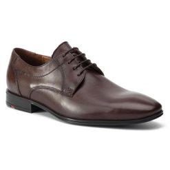 Półbuty Lloyd. Brązowe eleganckie półbuty Lloyd, wizytowe, bez zapięcia. Za 439.99 zł.