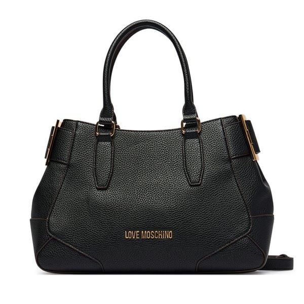 Torebka LOVE MOSCHINO. Czarne torebki do ręki damskie Love Moschino, bez wzorów, klasyczne, bez dodatków. Za 905.99 zł.