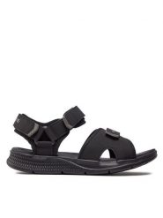 Skechers Sandały Go Consistent Sandal-Tributary 229097/BBK Czarny. Czarne sandały męskie Skechers, ze skóry, bez zapięcia. Za 189.99 zł.