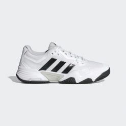 Buty Solematch Control 2 Tennis. Białe obuwie sportowe damskie Adidas, bez wzorów, z gumy, tenisowe. Za 569.00 zł.