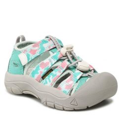 Sandały Keen. Niebieskie sandały dziewczęce Keen, bez zapięcia. Za 209.99 zł.