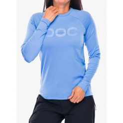 Bluza rowerowa damska POC Reform Enduro Jersey. Niebieskie bluzy damskie POC, bez wzorów, z jersey, bez kaptura. Za 286.99 zł.