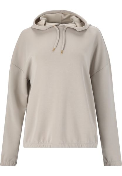 Bluza damska z kapturem Athlecia Namier. Szare bluzy damskie Endurance, bez wzorów, z elastanu, z kapturem. Za 248.00 zł.