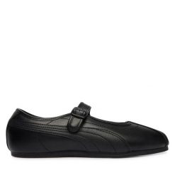 Baleriny Puma. Czarne baleriny damskie Puma, bez wzorów, bez obcasa. Za 329.99 zł.