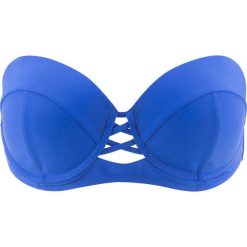 Biustonosz bikini na fiszbinach bonprix niebieski. Bikini damskie marki bonprix. Za 32.99 zł.