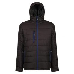 Męska Ocieplana Kurtka Navigate. Czarne kurtki sportowe męskie Regatta, m, bez wzorów, z puchu, trekkingowe. Za 319.99 zł.