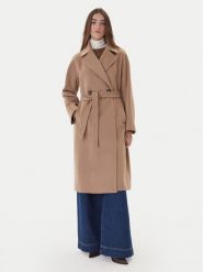 Weekend Max Mara Płaszcz przejściowy Cascia 2525016072 Beżowy Regular Fit. Brązowe płaszcze damskie Weekend Max Mara, bez wzorów, z kaszmiru, bez kaptura. Za 7,259.00 zł.