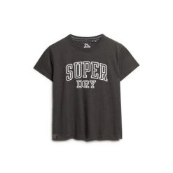 Koszulka damska Superdry Athletic Essentials. Czarne t-shirty damskie Superdry., bez wzorów, retro, bez kołnierzyka. Za 136.50 zł.