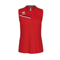 Koszulka Bez Rękawów Errea Eloy Ad Damskie. Czarne koszulki sportowe damskie ERREA, s, bez wzorów, z materiału, bez kołnierzyka, bez ramiączek, na fitness i siłownię. Za 186.00 zł.