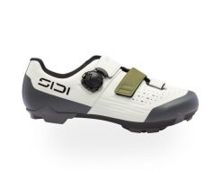 Buty SILVIS XC - lodowa biel / oliwkowa zieleń. Białe obuwie sportowe damskie SIDI, bez wzorów, rowerowe. Za 870.00 zł.