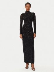 Marciano Guess Sukienka wieczorowa 5RGT31 6218A Czarny Regular Fit. Czarne sukienki damskie Marciano Guess, z aplikacjami, z syntetyku, wizytowe, bez kołnierzyka, bez ramiączek. Za 759.99 zł.