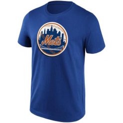 T-Shirt MLB New York Mets New Era Bleu. Niebieskie t-shirty męskie New Era, l, bez wzorów, z materiału, eleganckie, bez kołnierzyka. Za 126.50 zł.