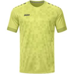 Jersey Jako Pixel. Żółte koszulki sportowe męskie Jako, bez wzorów, z jersey, bez kołnierzyka, bez ramiączek, do piłki nożnej. Za 211.00 zł.