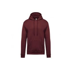 Bluza z kapturem Kariban. Czerwone bluzy męskie KARIBAN, xl, bez wzorów, z bawełny, z kapturem. Za 155.00 zł.