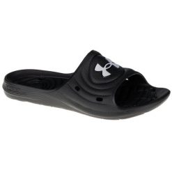 Klapki Under Armour Locker Iv Sl 3023758-001 czarne. Czarne klapki męskie sportowe. Za 126.61 zł.