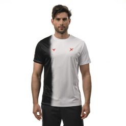 Camiseta Drop Shot Cosmo. Białe koszulki sportowe męskie DROP SHOT, bez wzorów, bez kołnierzyka, bez ramiączek. Za 182.95 zł.