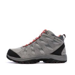 Buty Trekkingowe Damskie Columbia Redmond Mid Waterproof. Szare obuwie sportowe damskie 4M, bez wzorów, ze skóry, trekkingowe. W wyprzedaży za 381.25 zł.