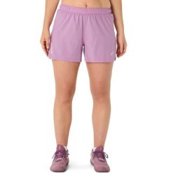 Damskie szorty 2 w 1 Asics Court. Niebieskie szorty sportowe damskie Asics, l, bez wzorów, z materiału, eleganckie, na fitness i siłownię. Za 217.50 zł.