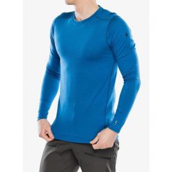 Bluza termoaktywna męska Smartwool Classic Merino Base Layer LS Boxed. Niebieskie bluzy męskie Smartwool, na zimę, m, bez wzorów, bez kaptura. Za 335.99 zł.