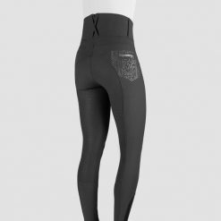 Damskie spodnie do jazdy konnej HORKA Elegance. Szare spodnie materiałowe damskie Horka, s, bez wzorów, z materiału, z podwyższonym stanem. Za 390.00 zł.