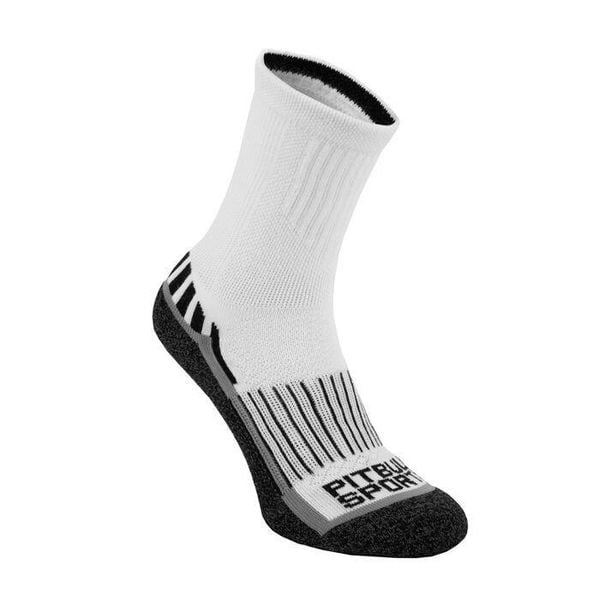 Skarpety męskie Pitbull X-ODOR High Ankle. Białe skarpety męskie PITBULL, bez wzorów, z bawełny. Za 39.00 zł.