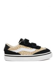 Vans Tenisówki C-BROOKLYN LS V VN000D7XBMA Czarny. Czarne buty sportowe dziewczęce Vans, bez wzorów, ze skóry, bez zapięcia, tenisowe. Za 149.99 zł.